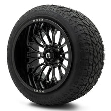 MODZ® 15x10" Convict Glossy Black with Ball Mill Wheels & Off-Road Tires Combo