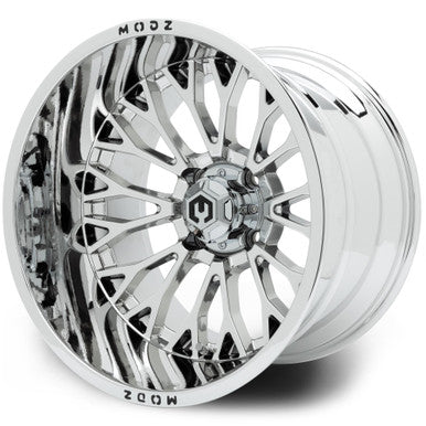 MODZ® Convict Chrome 15x10" Golf Cart Wheel