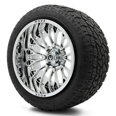 MODZ® 15x10" Convict Chrome Wheels & Off-Road Tires Combo