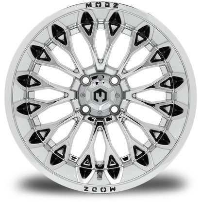 MODZ® Convict Chrome 15x10" Golf Cart Wheel
