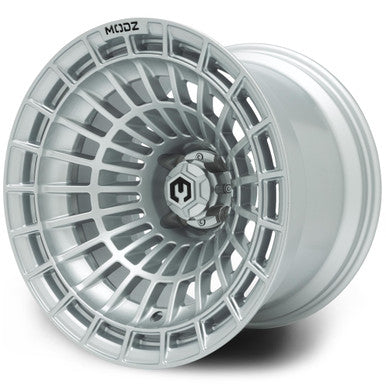 MODZ® Felon Silver 15x10" Golf Cart Wheel