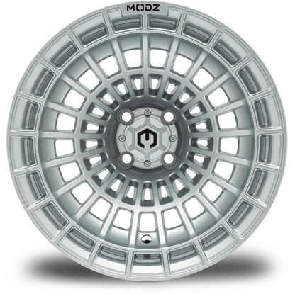 MODZ® Felon Silver 15x10" Golf Cart Wheel