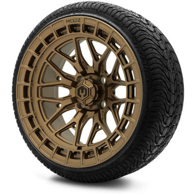 MODZ® 15" Torrent Matte Bronze Wheels & Street Tires Combo