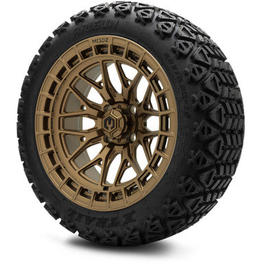 MODZ® 15" Torrent Matte Bronze Wheels & Off-Road Tires Combo