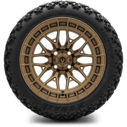 MODZ® 15" Torrent Matte Bronze Wheels & Off-Road Tires Combo
