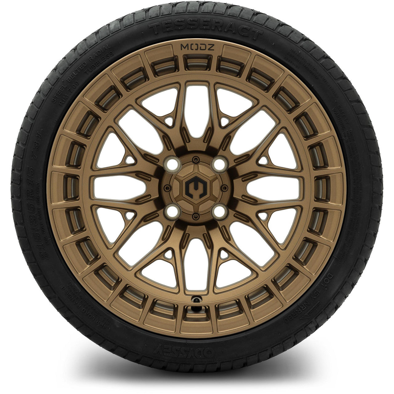 MODZ® 15" Torrent Matte Bronze Wheels & Street Tires Combo