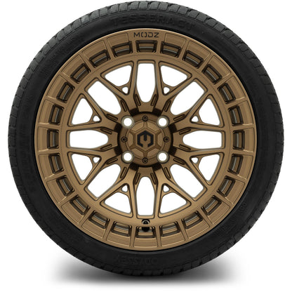 MODZ® 15" Torrent Matte Bronze Wheels & Street Tires Combo