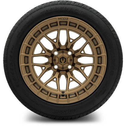 MODZ® 15" Torrent Matte Bronze Wheels & Street Tires Combo