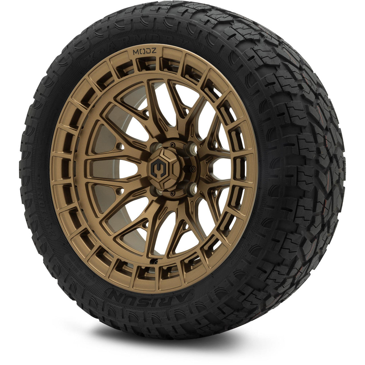 MODZ® 15" Torrent Matte Bronze Wheels & Off-Road Tires Combo