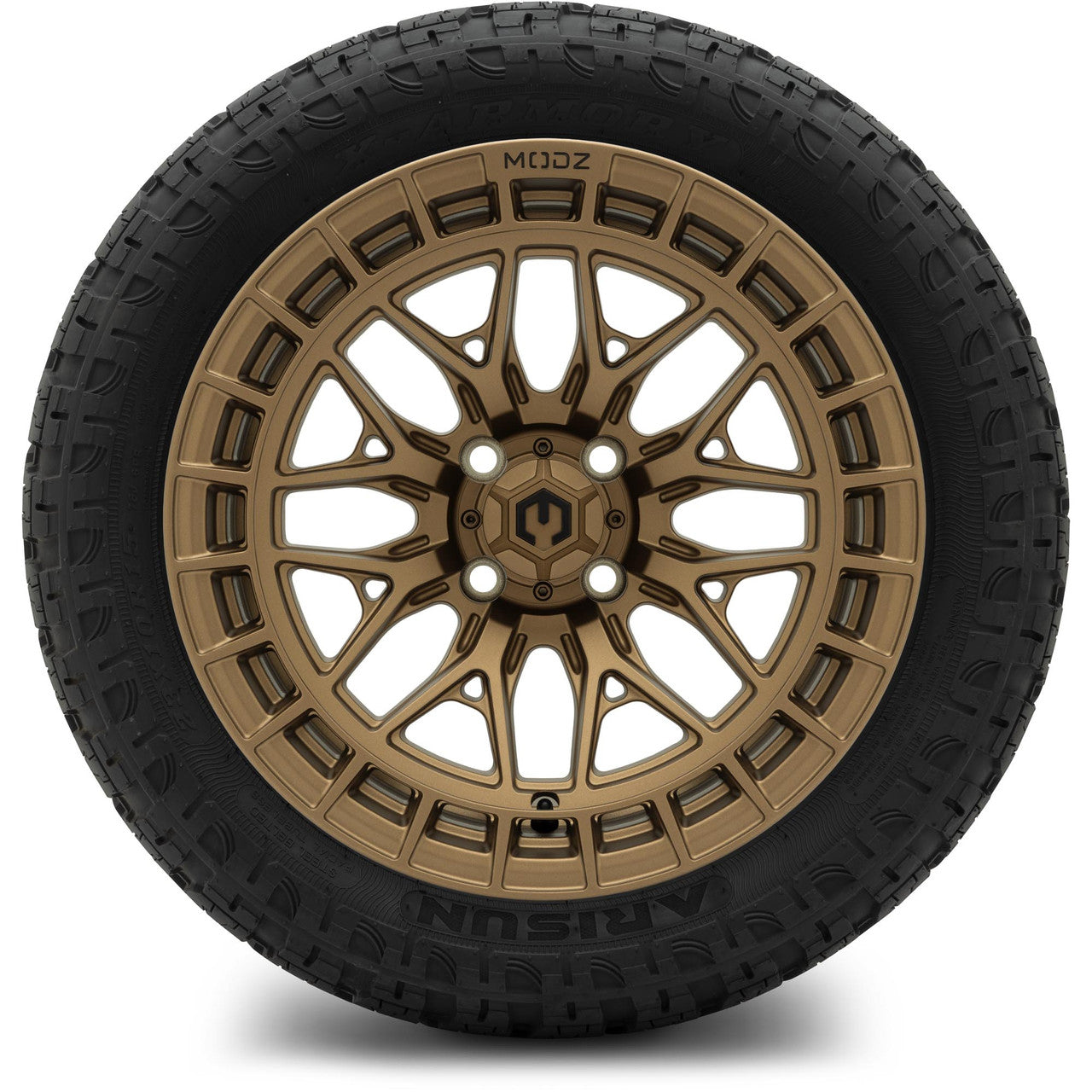 MODZ® 15" Torrent Matte Bronze Wheels & Off-Road Tires Combo