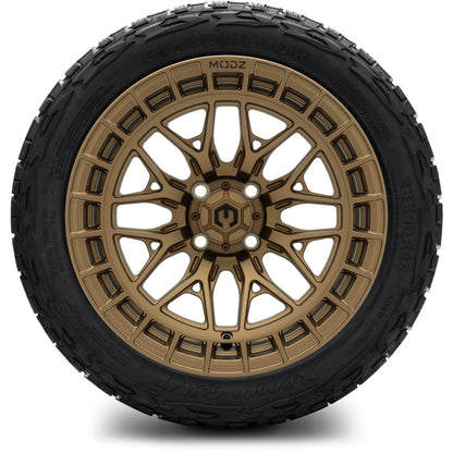 MODZ® 15" Torrent Matte Bronze Wheels & Off-Road Tires Combo