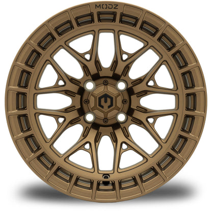 MODZ® Torrent Matte Bronze 15" Golf Cart Wheel