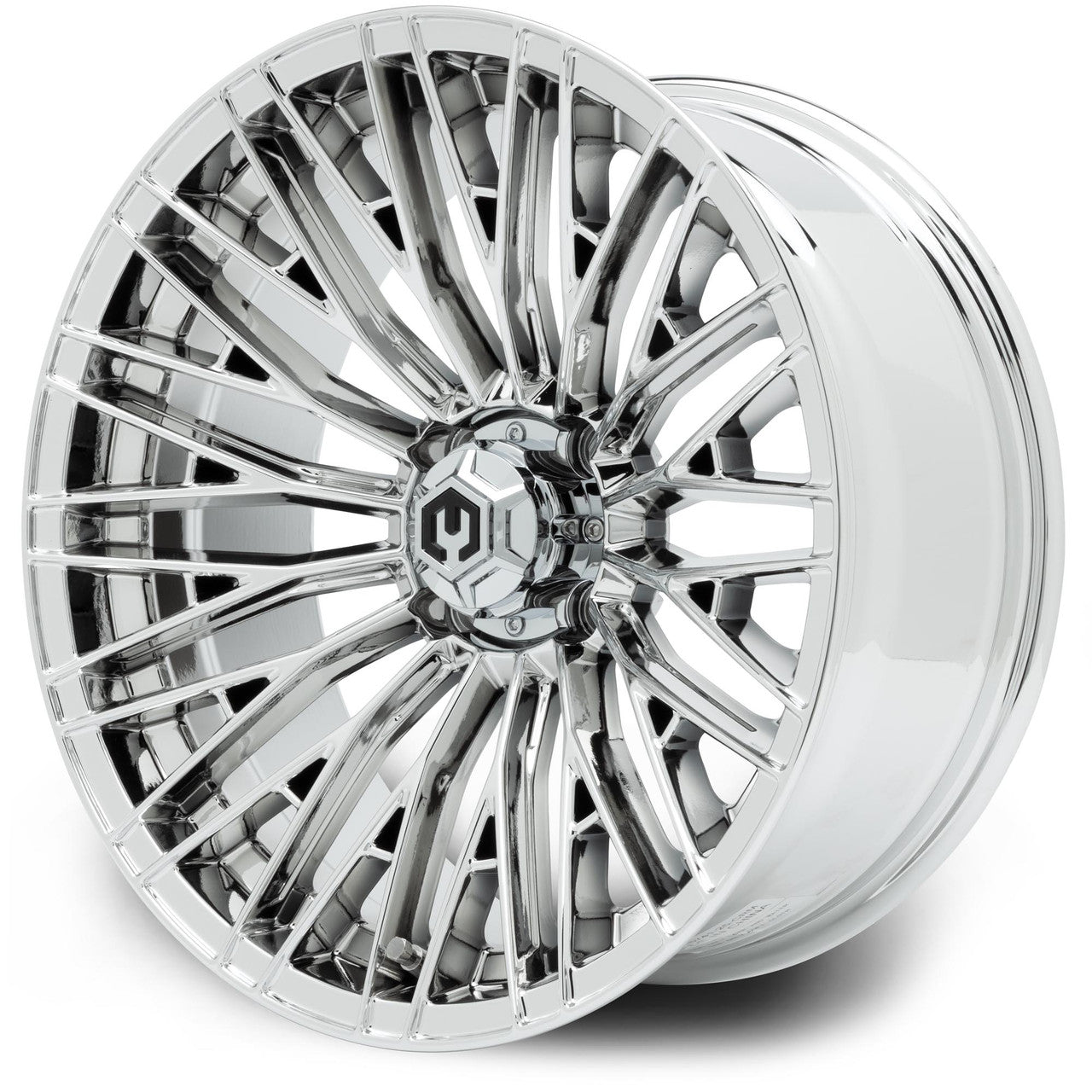 MODZ® Reaper Chrome 16" Golf Cart Wheel