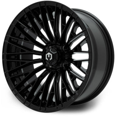 MODZ® Reaper Glossy Black 16" Golf Cart Wheel