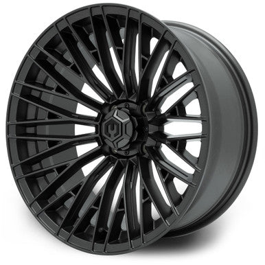 MODZ® Reaper Titanium Gunmetal 16" Golf Cart Wheel