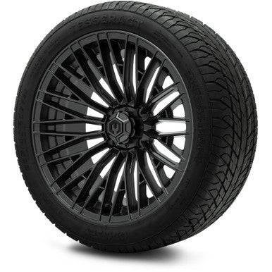 MODZ® 16" Reaper Titanium Gunmetal Wheels & Street Tires Combo