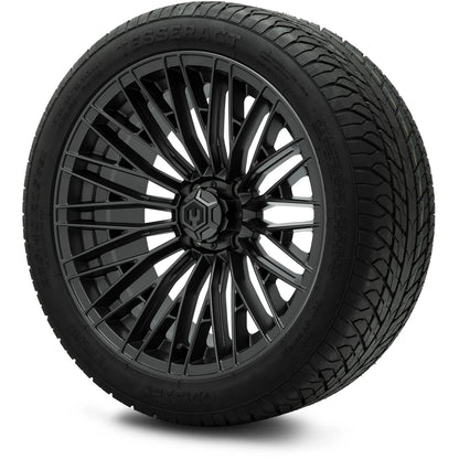 MODZ® 16" Reaper Titanium Gunmetal Wheels & Street Tires Combo