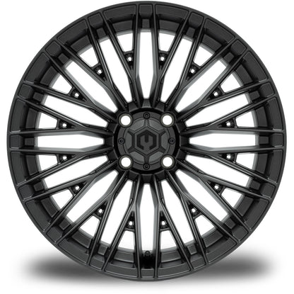 MODZ® Reaper Titanium Gunmetal 16" Golf Cart Wheel