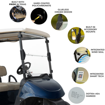 MODZ® AS4 LSV Windshield for RXV (2008–2023)