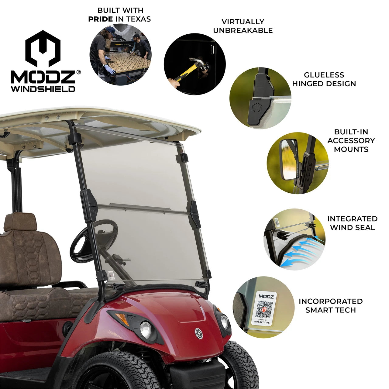 MODZ® Windshield for Yamaha