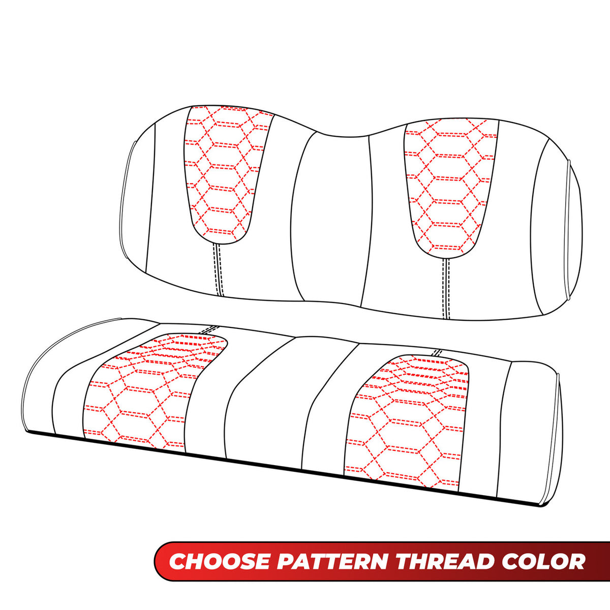 MODZ® Denago Nomad & Rover XL 6 Seat Cover Set - Custom