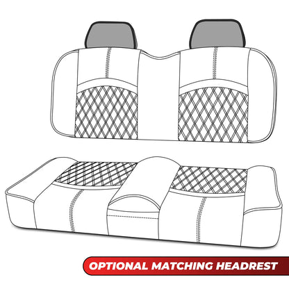 MODZ® FS1 FRONT SEAT FOR CLUB CAR, EZGO, ICON/EV1 & YAMAHA - CUSTOM