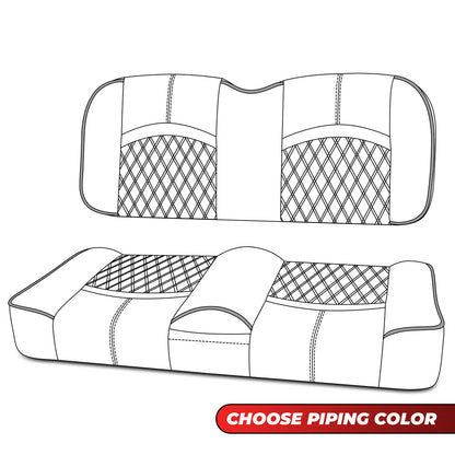 MODZ® FS1 FRONT SEAT FOR CLUB CAR, EZGO, ICON/EV1 & YAMAHA - CUSTOM