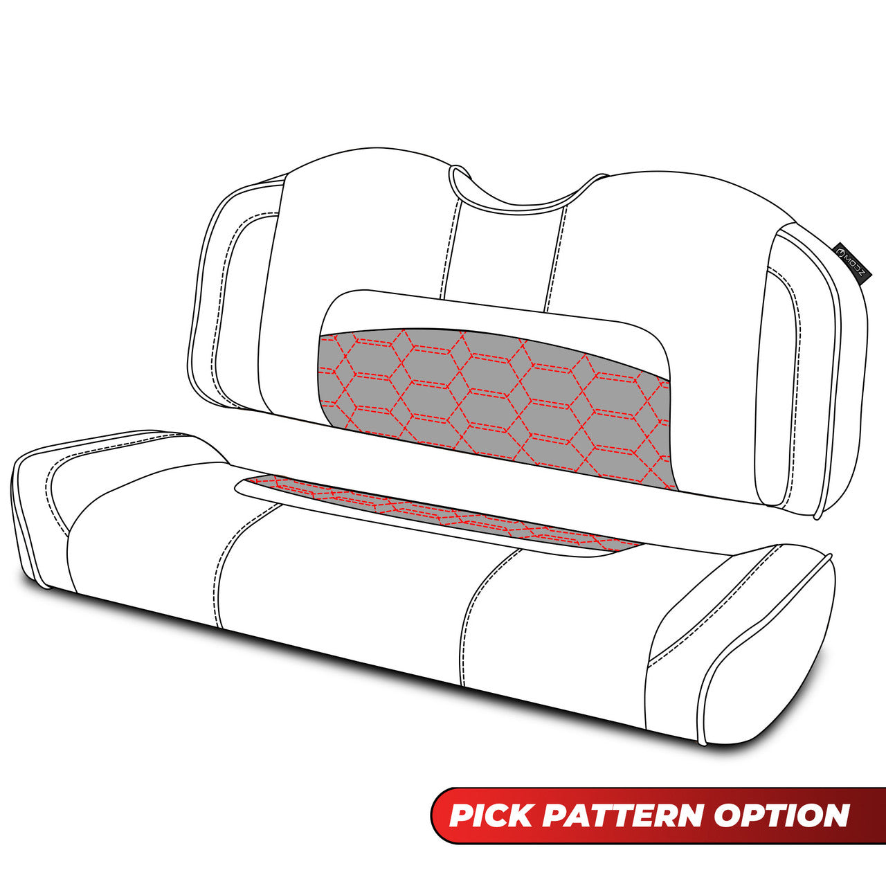 MODZ® RSC1 Rear Seat Cushion - Custom