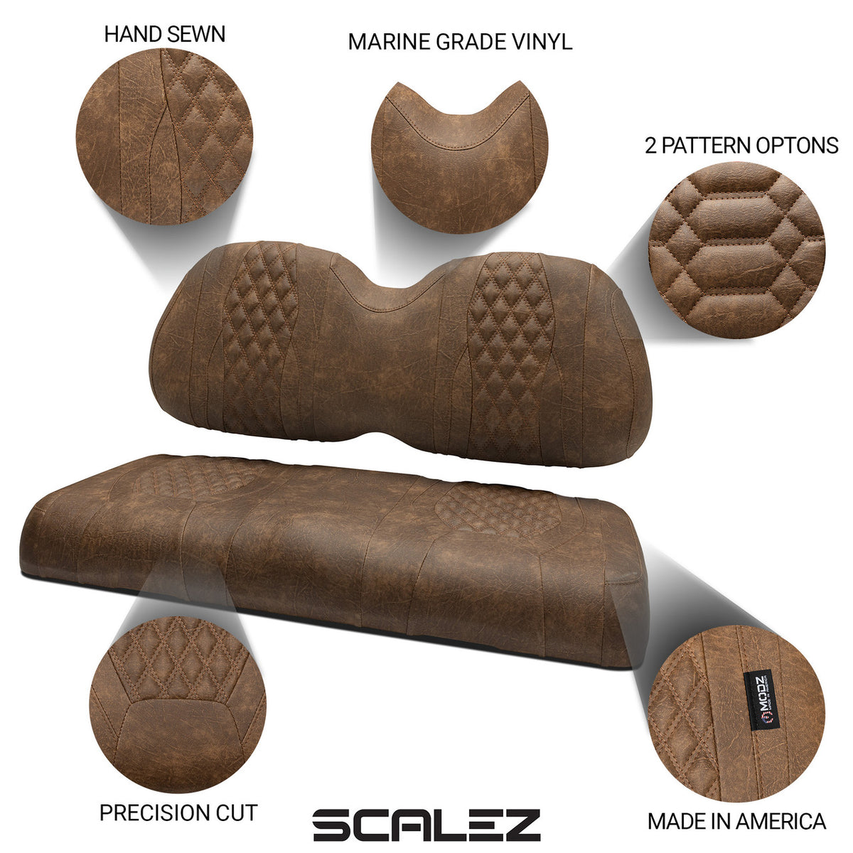 MODZ® SCALEZ SEAT COVERS - Brown