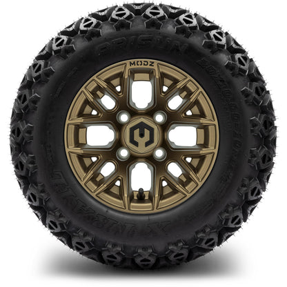 MODZ® 10" Matrix Matte Bronze Wheels & Off-Road Tires Combo