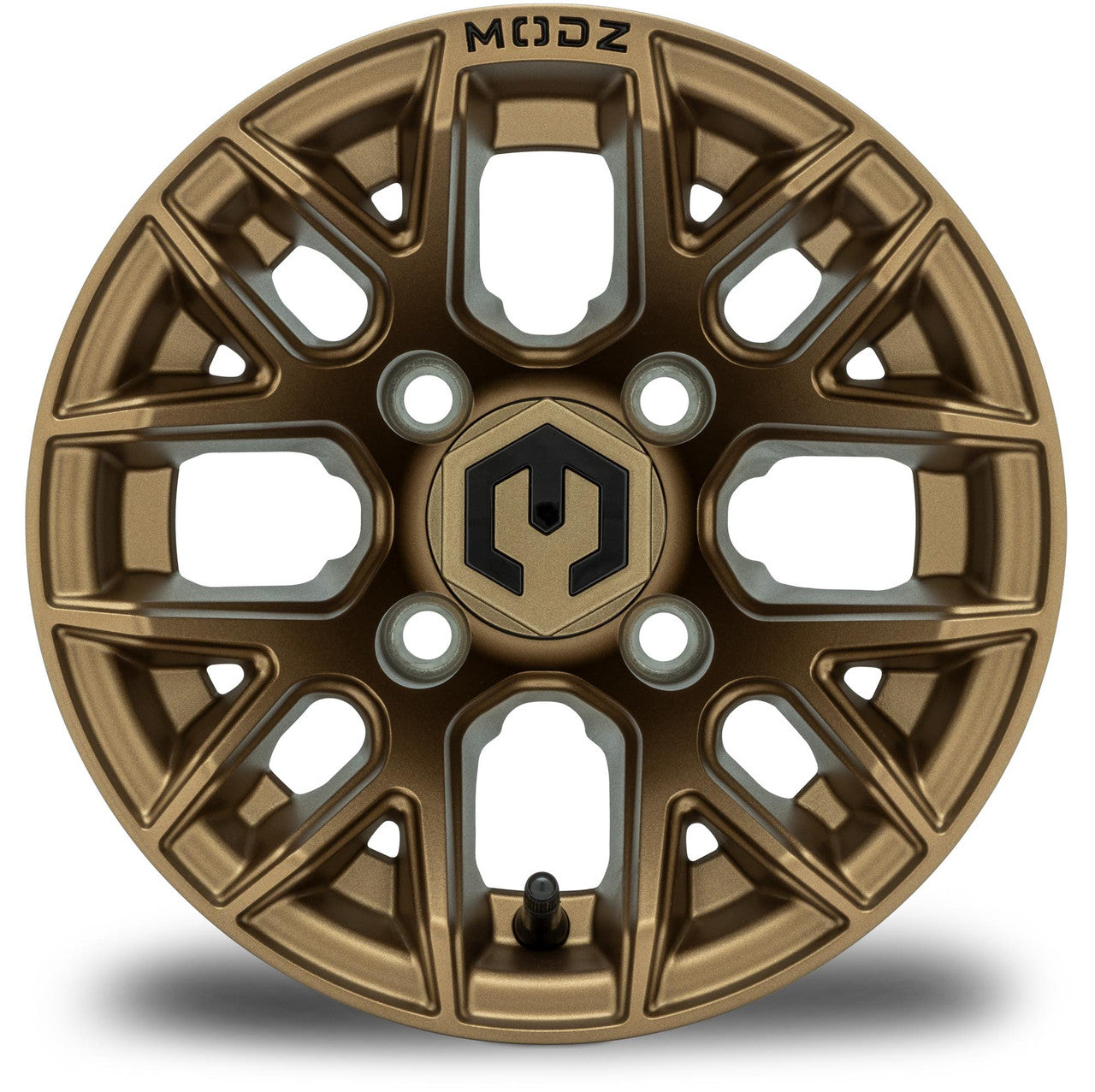 MODZ® Matrix Matte Bronze 10" Golf Cart Wheel