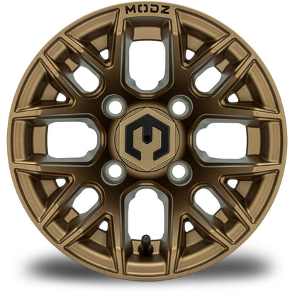 MODZ® Matrix Matte Bronze 10" Golf Cart Wheel