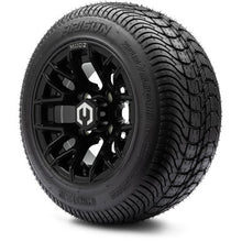 MODZ® 10" Matrix Glossy Black Wheels & Street Tires Combo