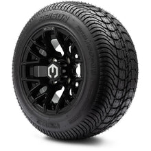 MODZ® 10" Matrix Glossy Black Wheels & Street Tires Combo