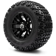 MODZ® 10" Matrix Glossy Black Wheels & Off-Road Tires Combo