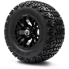 MODZ® 10" Matrix Glossy Black Wheels & Off-Road Tires Combo