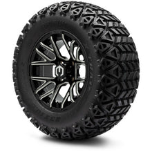 MODZ® 12" Matrix Glossy Black with Ball Mill Wheels & Off-Road Tires Combo