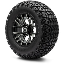 MODZ® 12" Matrix Glossy Black with Ball Mill Wheels & Off-Road Tires Combo
