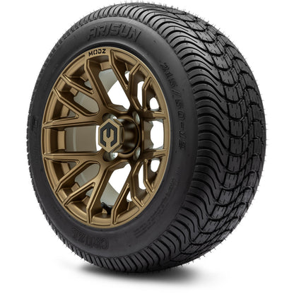 MODZ® 12" Matrix Matte Bronze Wheels & Street Tires Combo