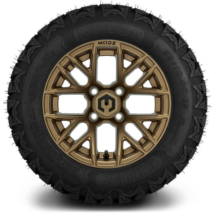 MODZ® 12" Matrix Matte Bronze Wheels & Off-Road Tires Combo