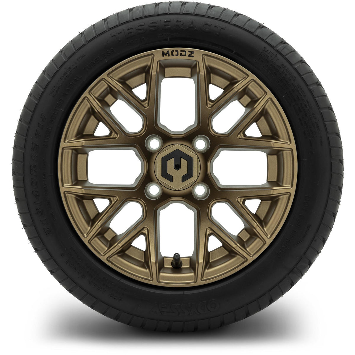 MODZ® 12" Matrix Matte Bronze Wheels & Street Tires Combo