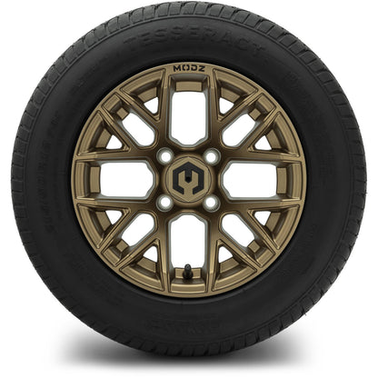 MODZ® 12" Matrix Matte Bronze Wheels & Street Tires Combo