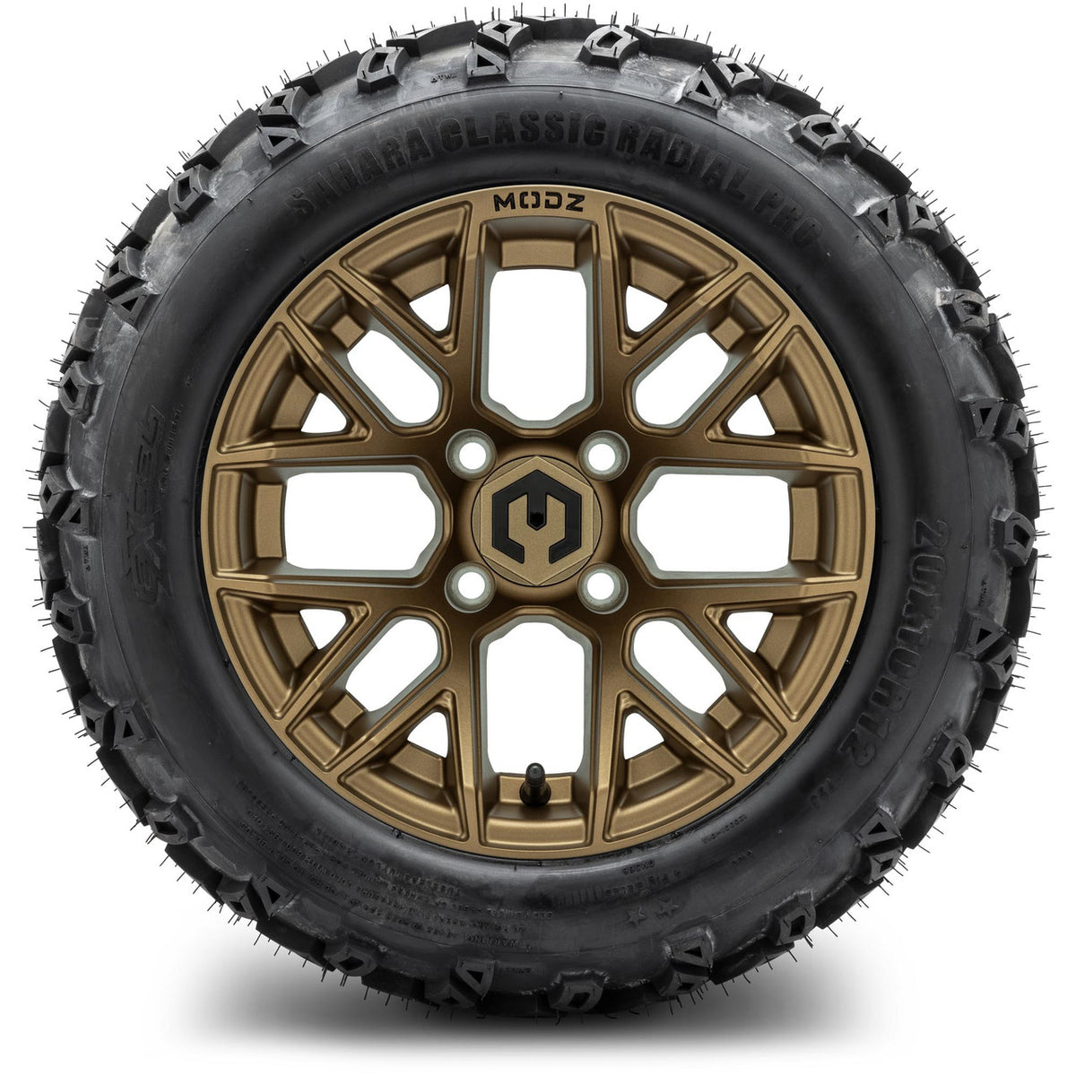 MODZ® 12" Matrix Matte Bronze Wheels & Off-Road Tires Combo