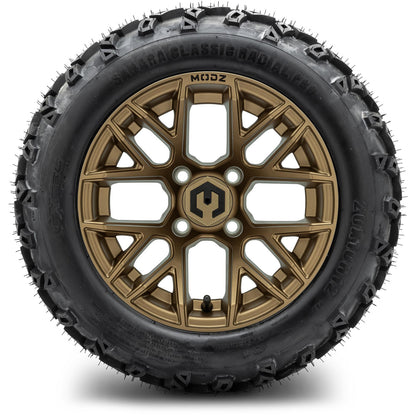 MODZ® 12" Matrix Matte Bronze Wheels & Off-Road Tires Combo