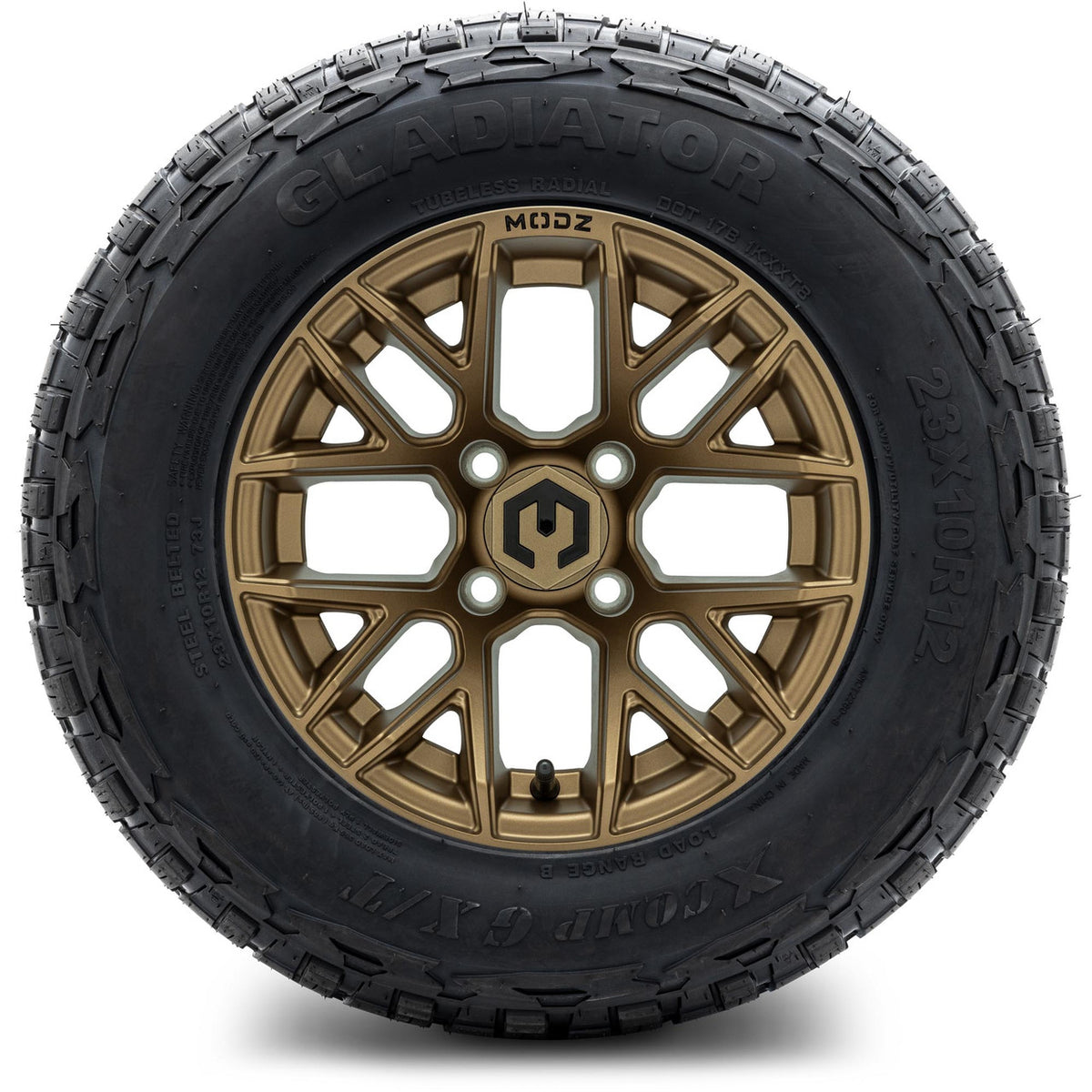 MODZ® 12" Matrix Matte Bronze Wheels & Off-Road Tires Combo