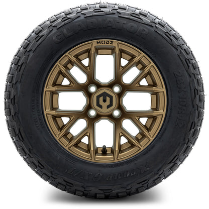 MODZ® 12" Matrix Matte Bronze Wheels & Off-Road Tires Combo