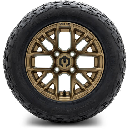 MODZ® 12" Matrix Matte Bronze Wheels & Off-Road Tires Combo