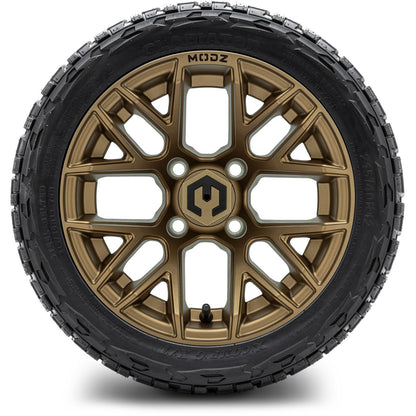 MODZ® 12" Matrix Matte Bronze Wheels & Off-Road Tires Combo