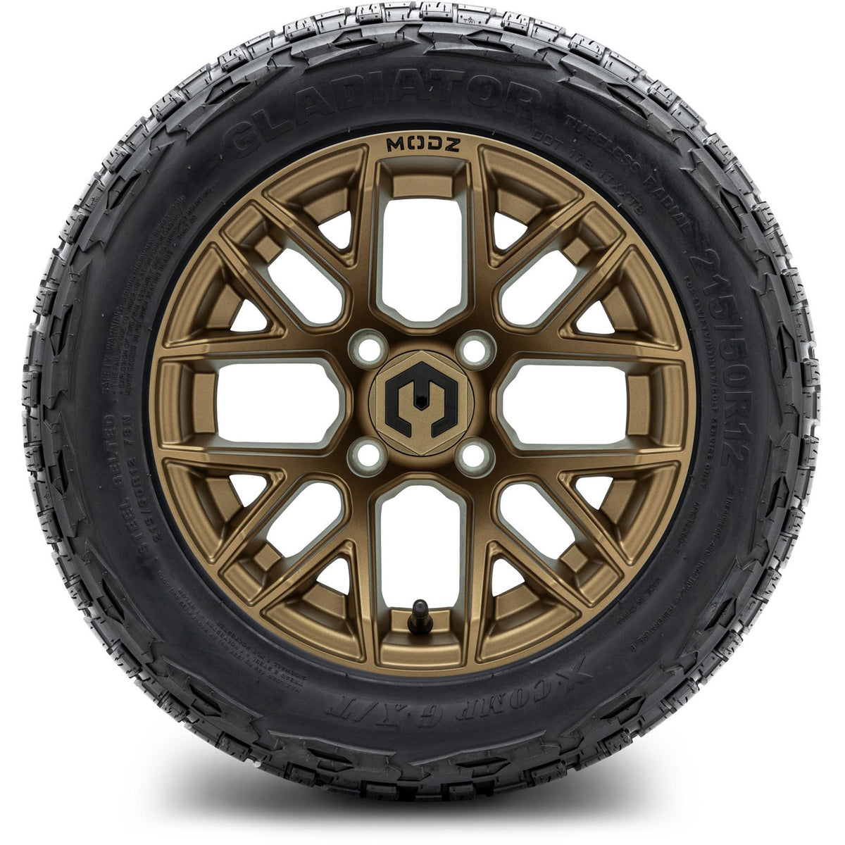 MODZ® 12" Matrix Matte Bronze Wheels & Off-Road Tires Combo