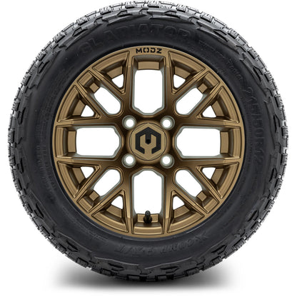 MODZ® 12" Matrix Matte Bronze Wheels & Off-Road Tires Combo